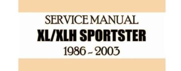 Harley-Davidson Sportster XL та XLH (1986-2003) – посібник користувача у форматі PDF