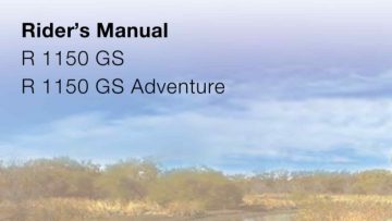Скачати сервісний мануал BMW R1150 GS та BMW R1150 GS Adventure у форматі PDF