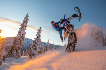 Сноубайк / snowbike - як він з'явився