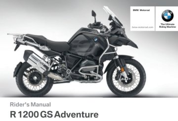 BMW R1200GS Adventure - скачати мануал