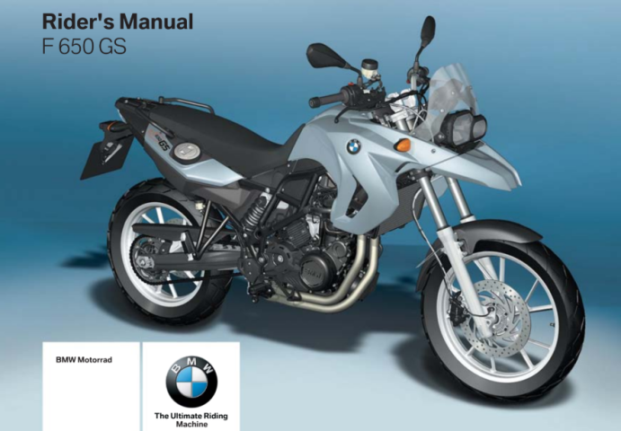 BMW F650GS - скачати мануал