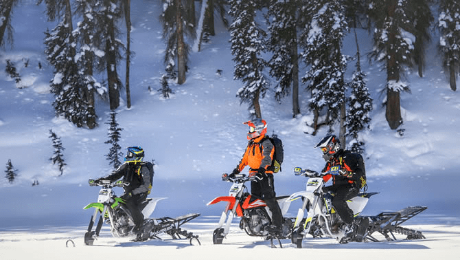 Сноубайк / snowbike - як він з'явився