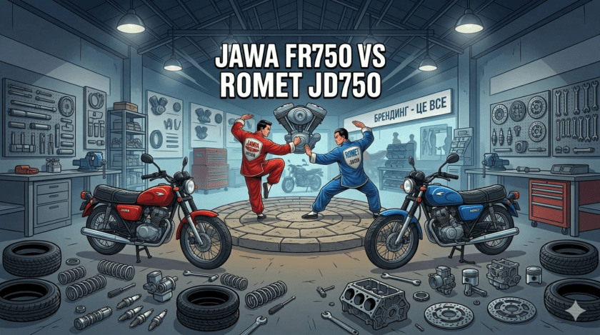 ROMET FR750 vs JAWA JD750